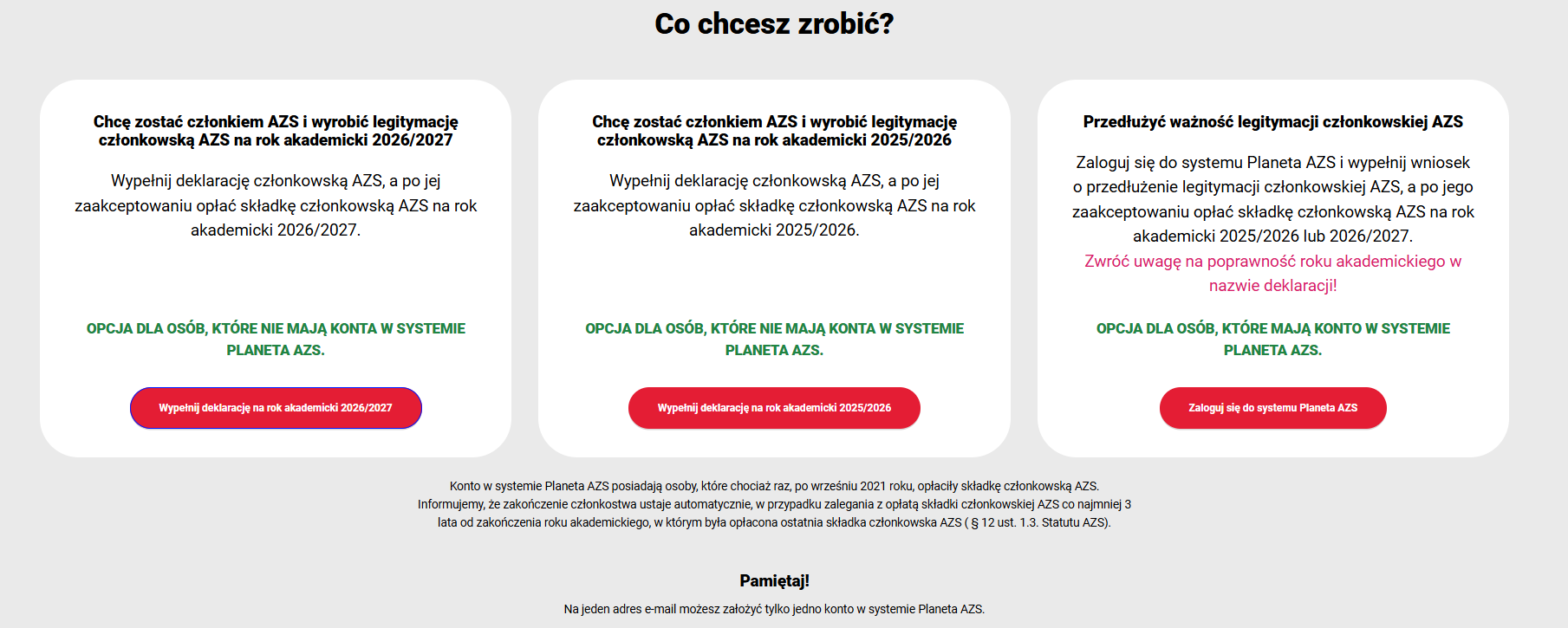 co chcesz zrobić?